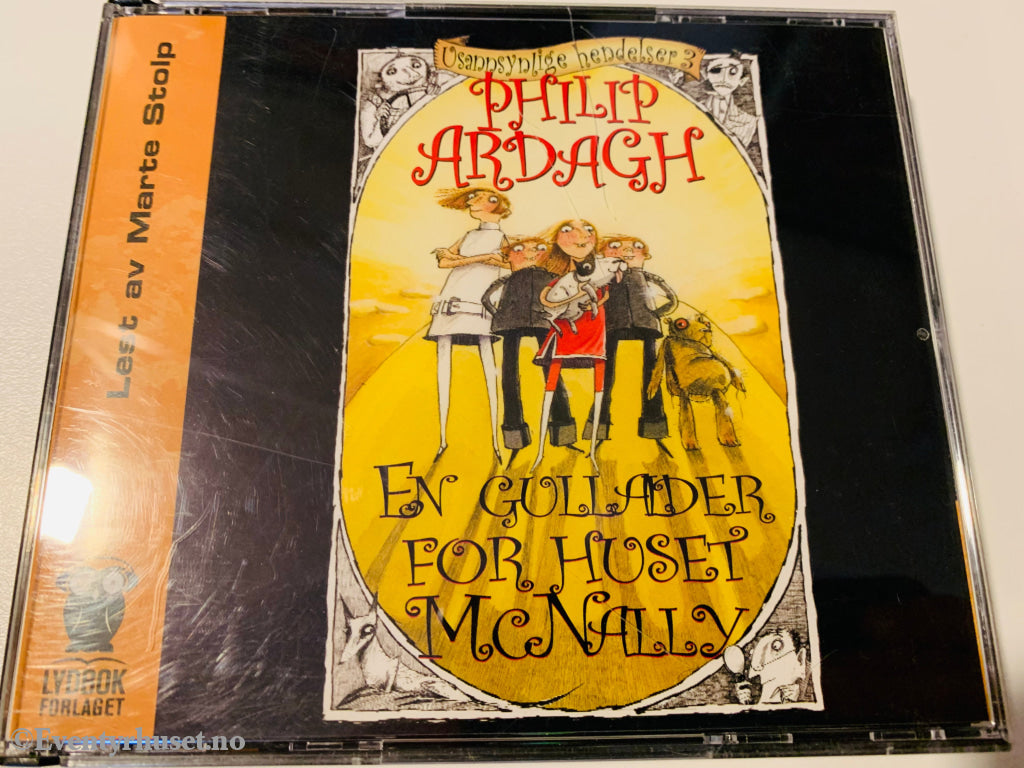 Philip Ardagh. Usannsynlige Hendelser 3. En Gullalder For Huset Mcnally. Lydbok På 3 Cd. Cd