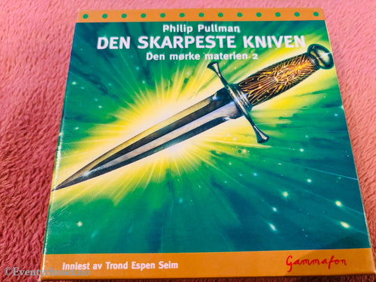 Philip Pullman – Den skarpeste kniven: Den mørke materien 2. Lydbok på CD.