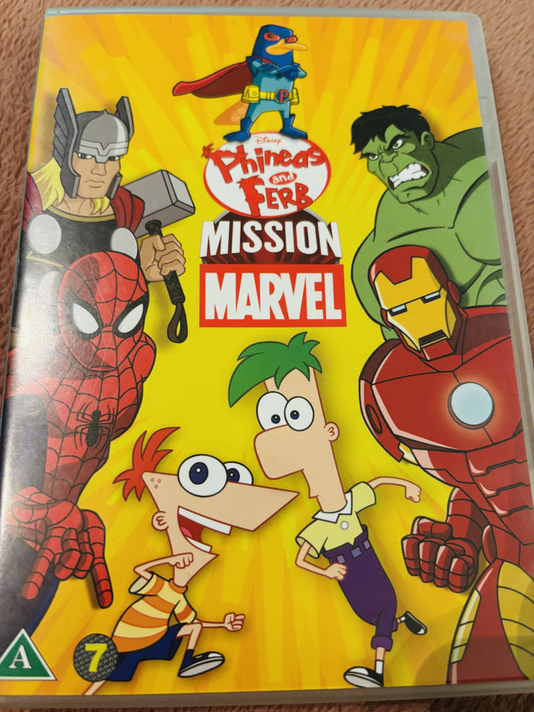 Phineas and Ferb: Mission Marvel. DVD.