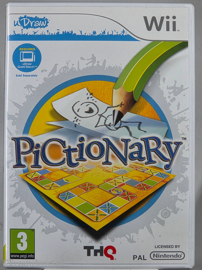 Pictionary (uDraw) . Nintendo Wii.