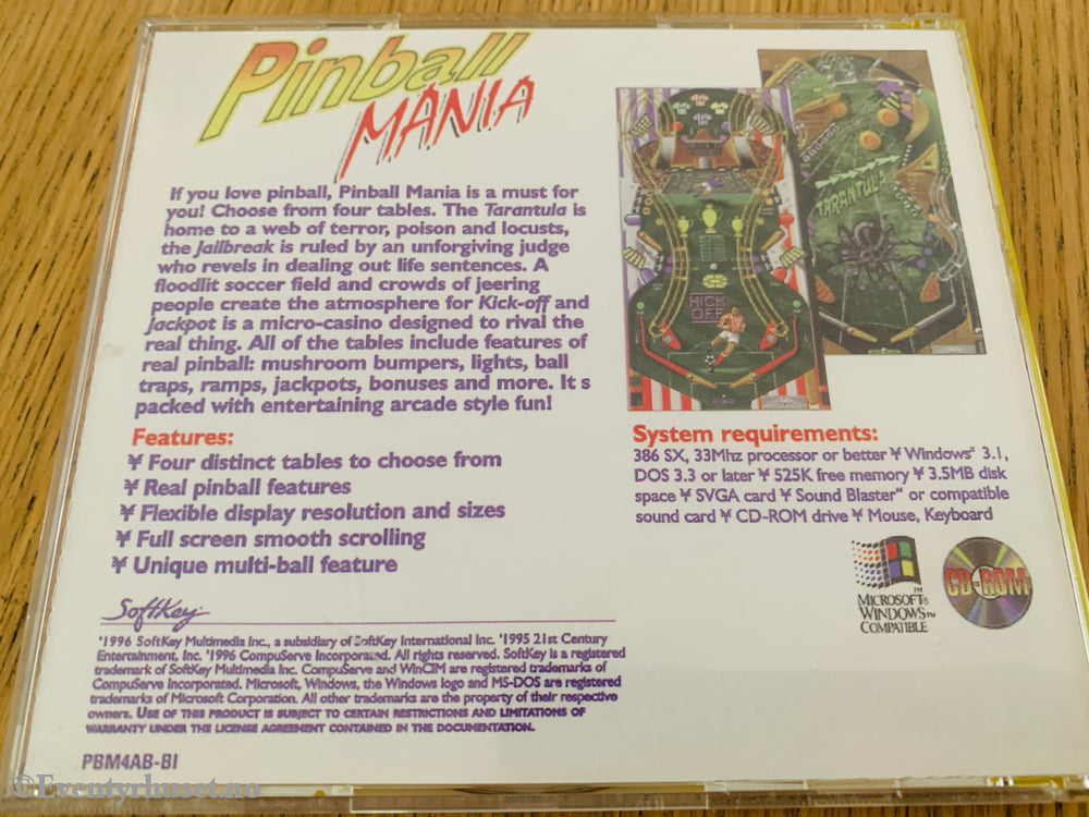 Pinball Mania. PC-spill.