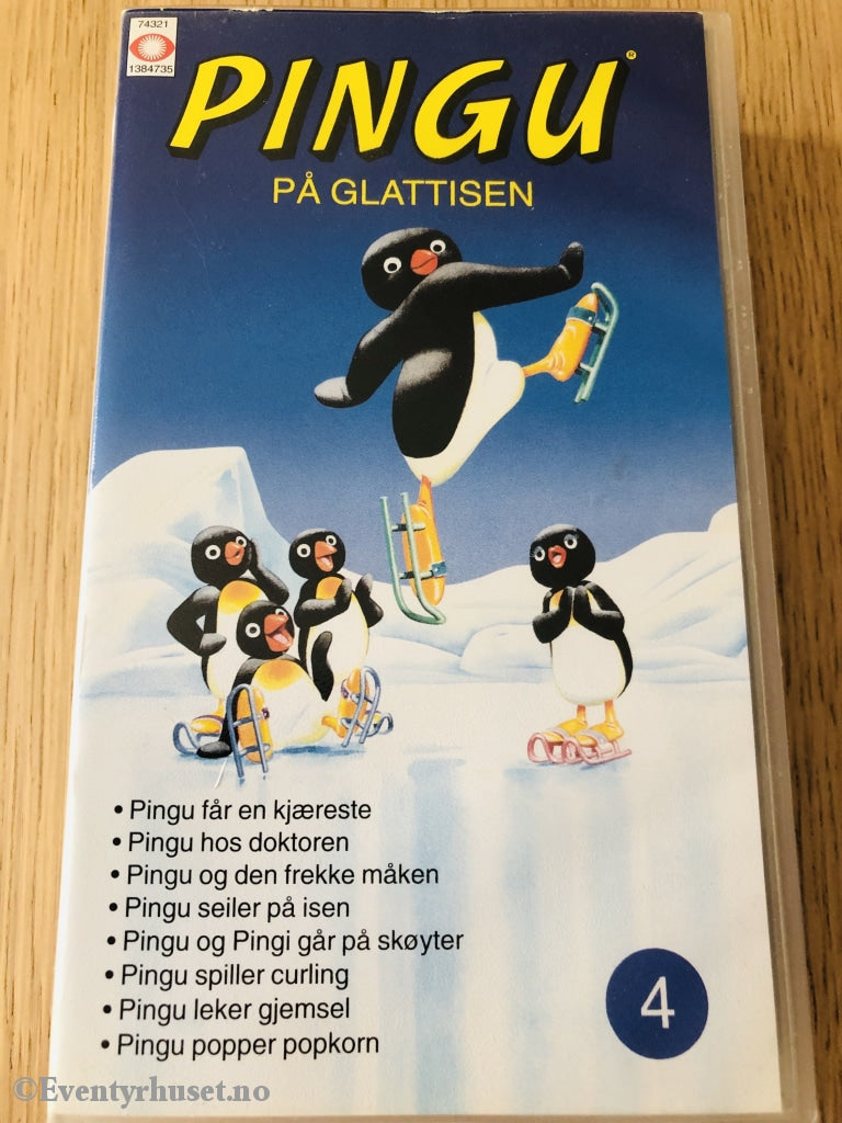 Pingu 4. På Glattisen. 1992. Vhs. Vhs