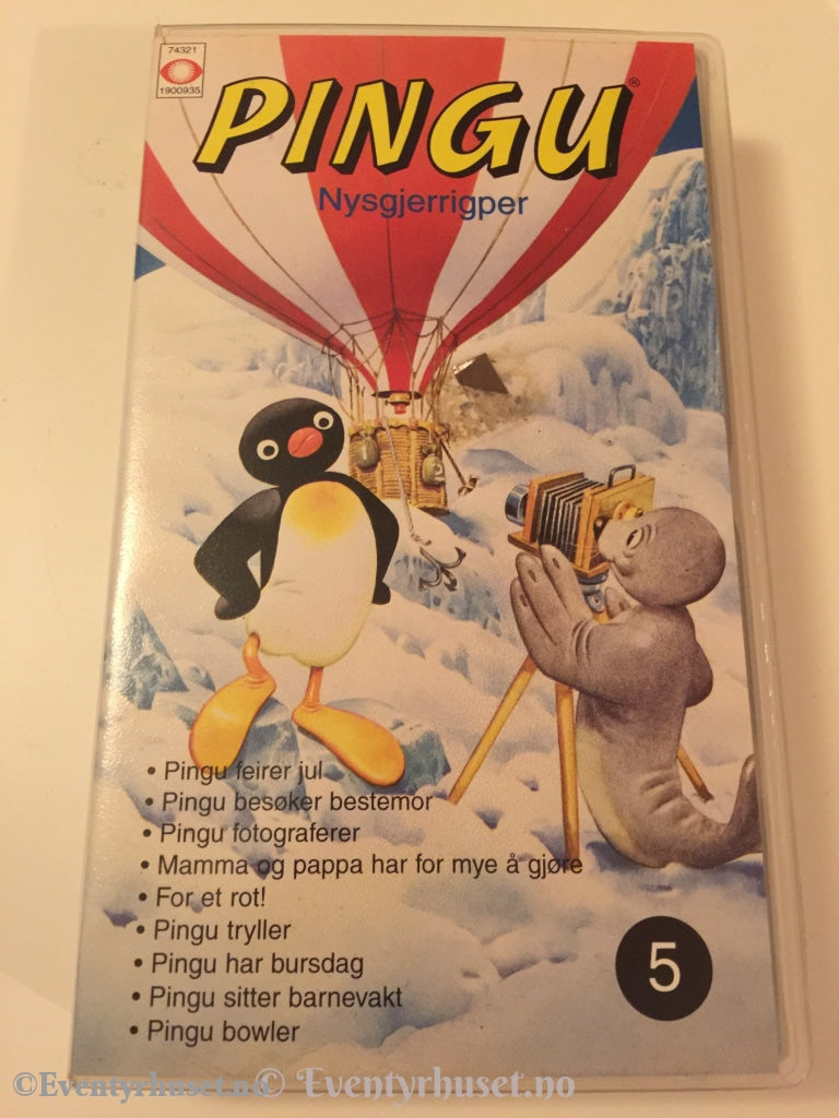 Pingu 5. Nysgjerrigper. 1994. Vhs. Vhs
