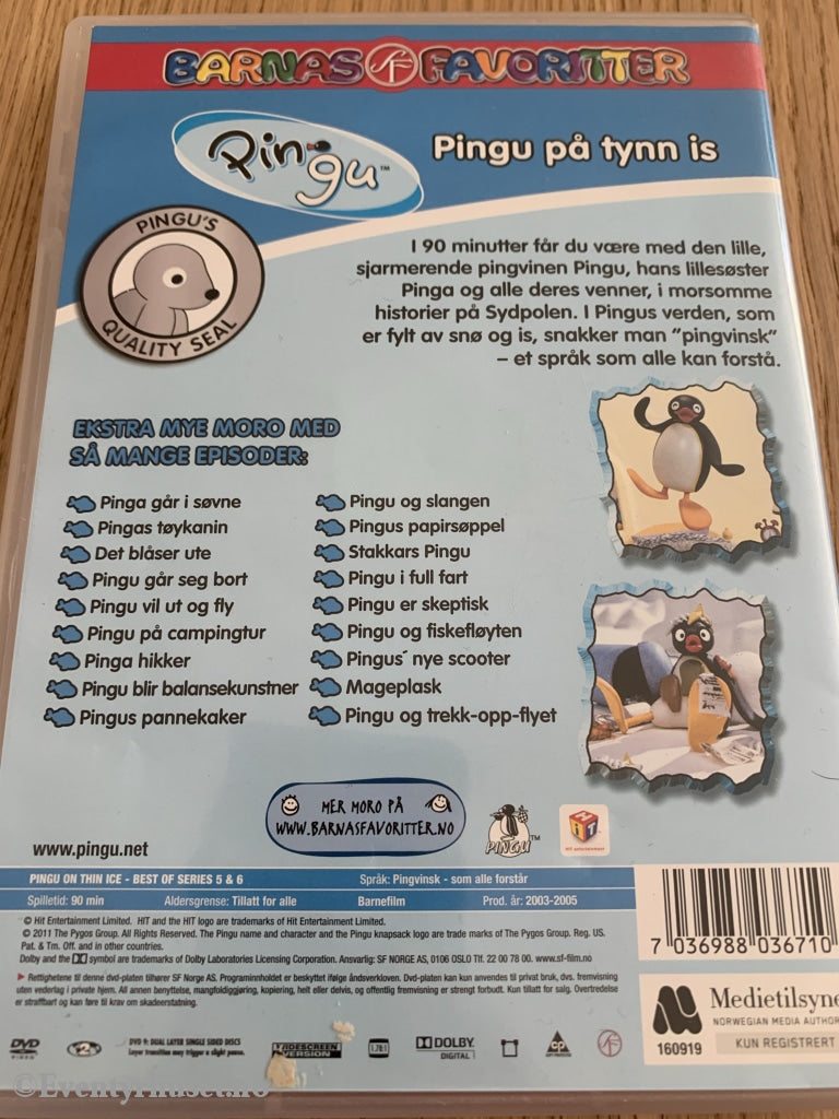 Pingu. På Tynn Is. Dvd. Dvd