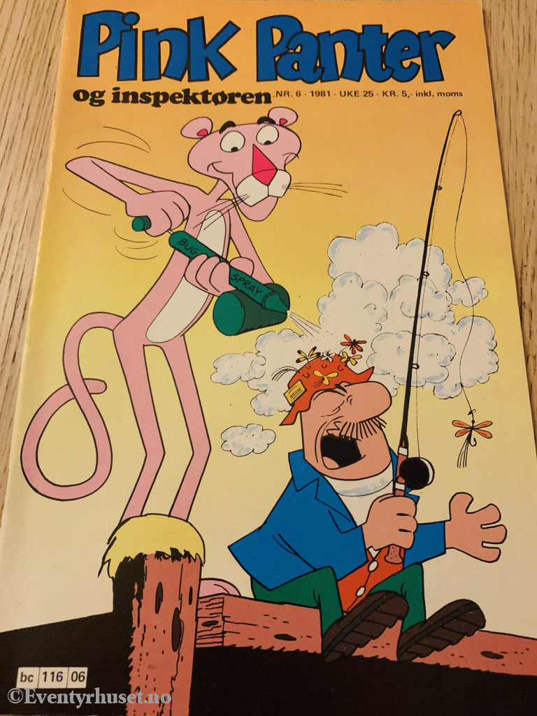 Pink Panter. 1981/06. Tegneserieblad