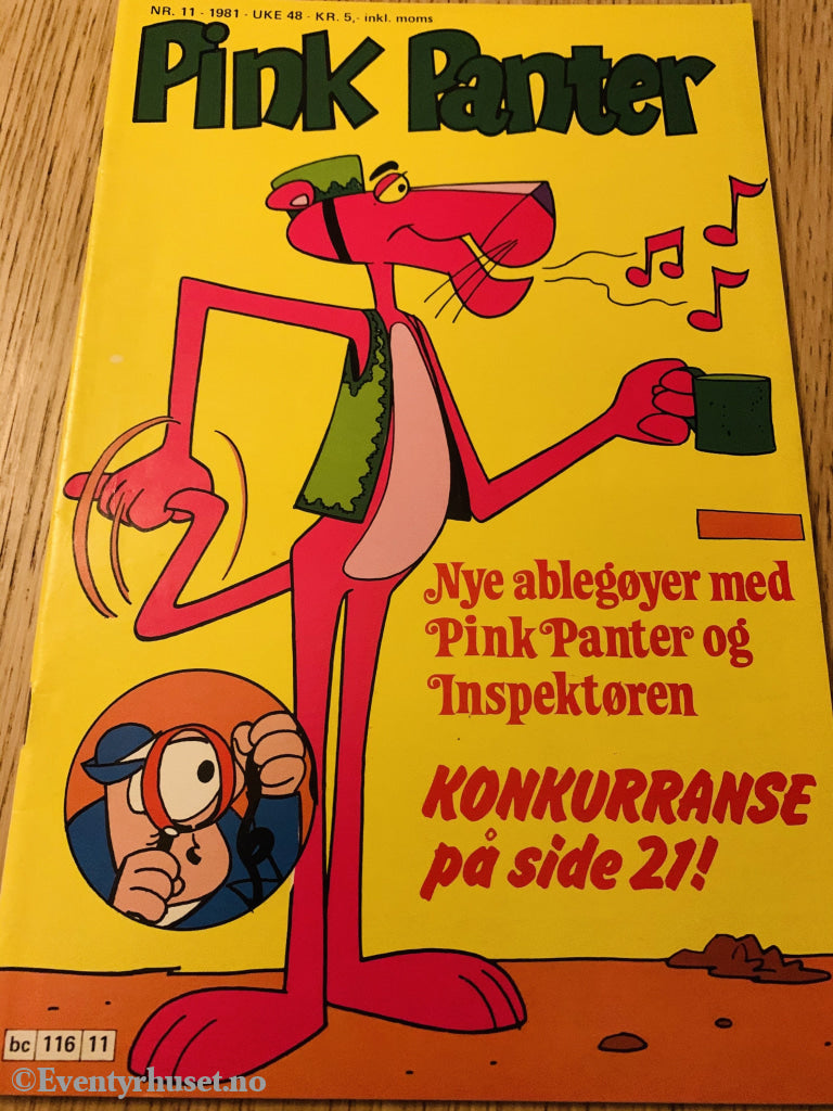 Pink Panter. 1981/11. Tegneserieblad