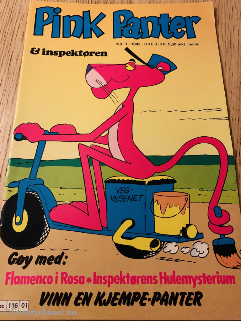 Pink Panter. 1982/01. Tegneserieblad