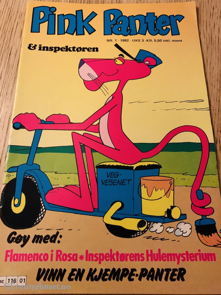 Pink Panter. 1982/01. Tegneserieblad