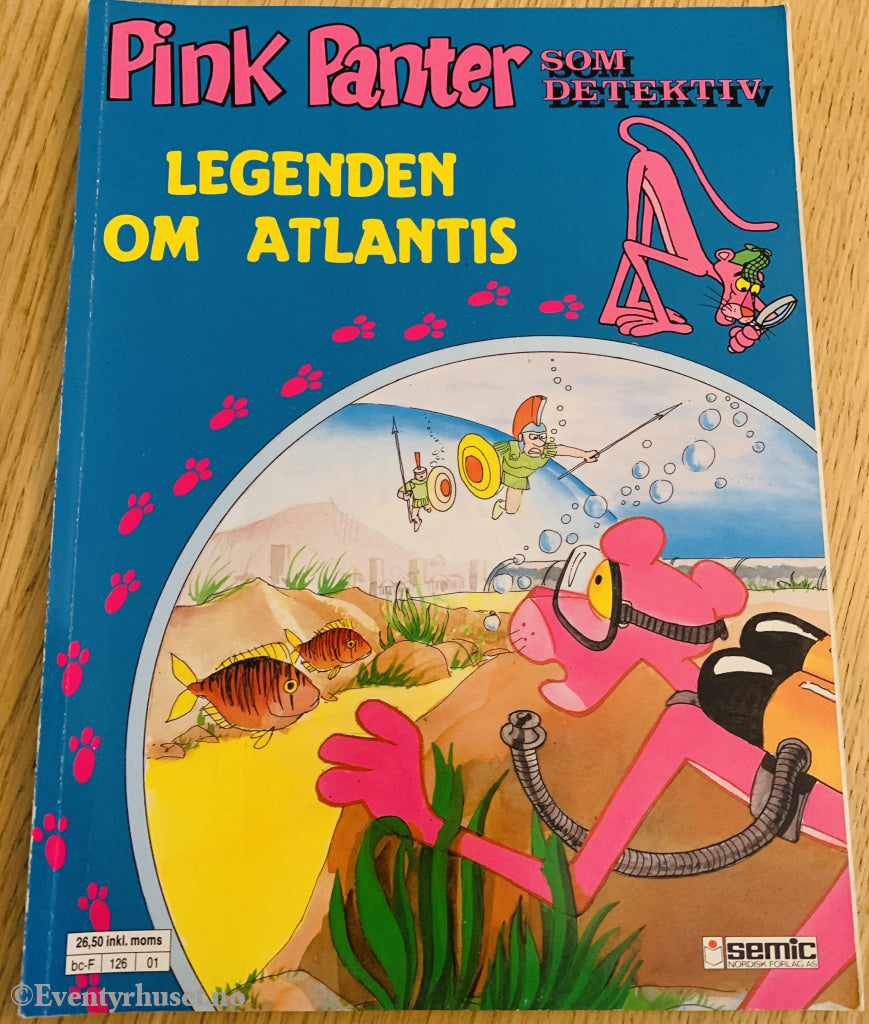 Pink Panter Som Detektiv. 1987/01. Legenden Om Atlantis. Tegneseriealbum
