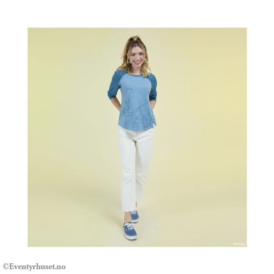 Pinocchio by Loungefly Tee T-Shirt Unisex Blue Fairy Shirred Raglan Size XXL Fashion & Accessories