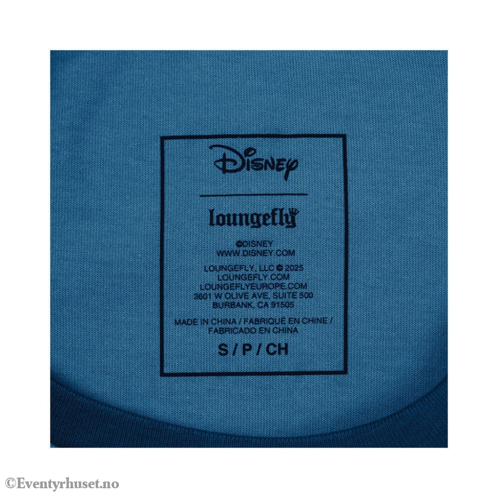 Pinocchio by Loungefly Tee T-Shirt Unisex Blue Fairy Shirred Raglan Size XXL Fashion & Accessories