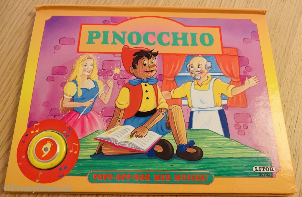 Pinocchio. Popp-Opp-Bok Med Musikk! 1997. Fortelling