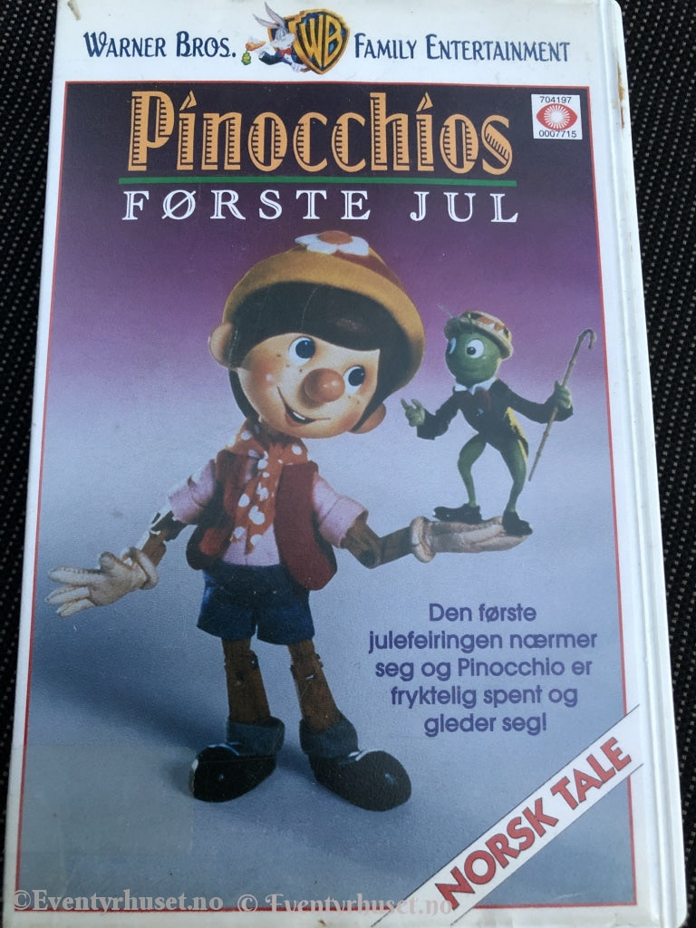 Pinocchios Første Jul. 1980. Vhs. Vhs