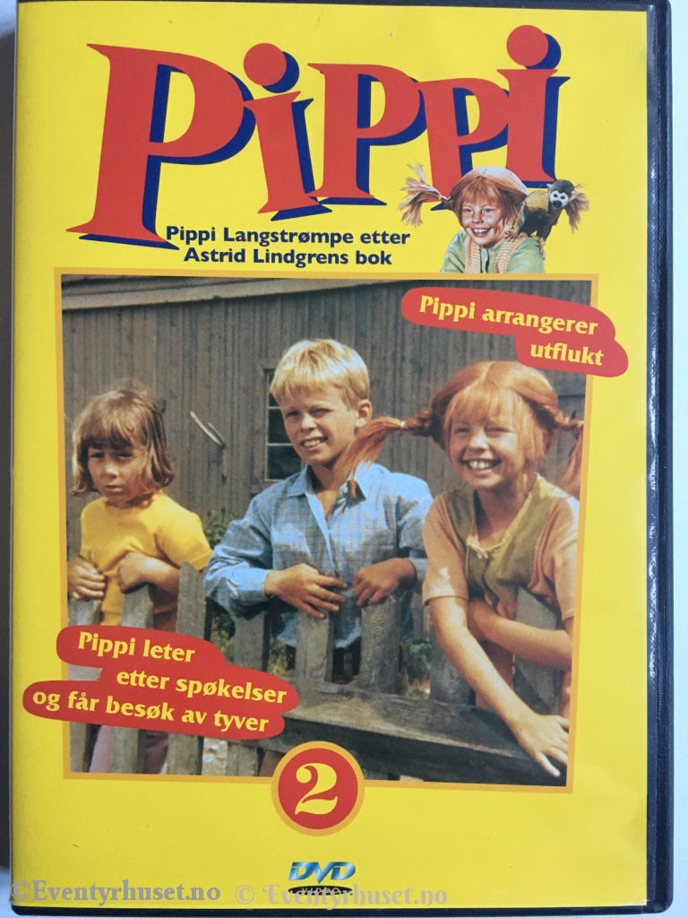 Pippi 2: Arrangerer Utflukt Leter Etter Spøkelser Og Får Besøk Av Tyver. Dvd. Dvd
