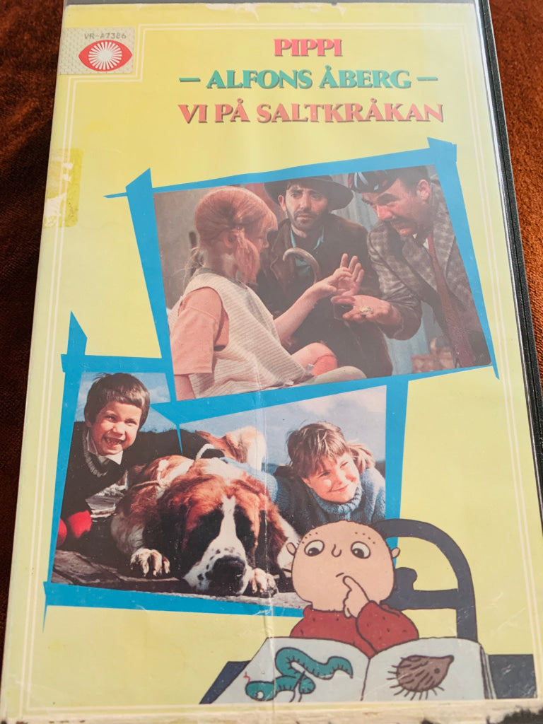 Pippi - Alfons Åberg - Vi på Saltkråkan. VHS Big Box. VHS Big Box