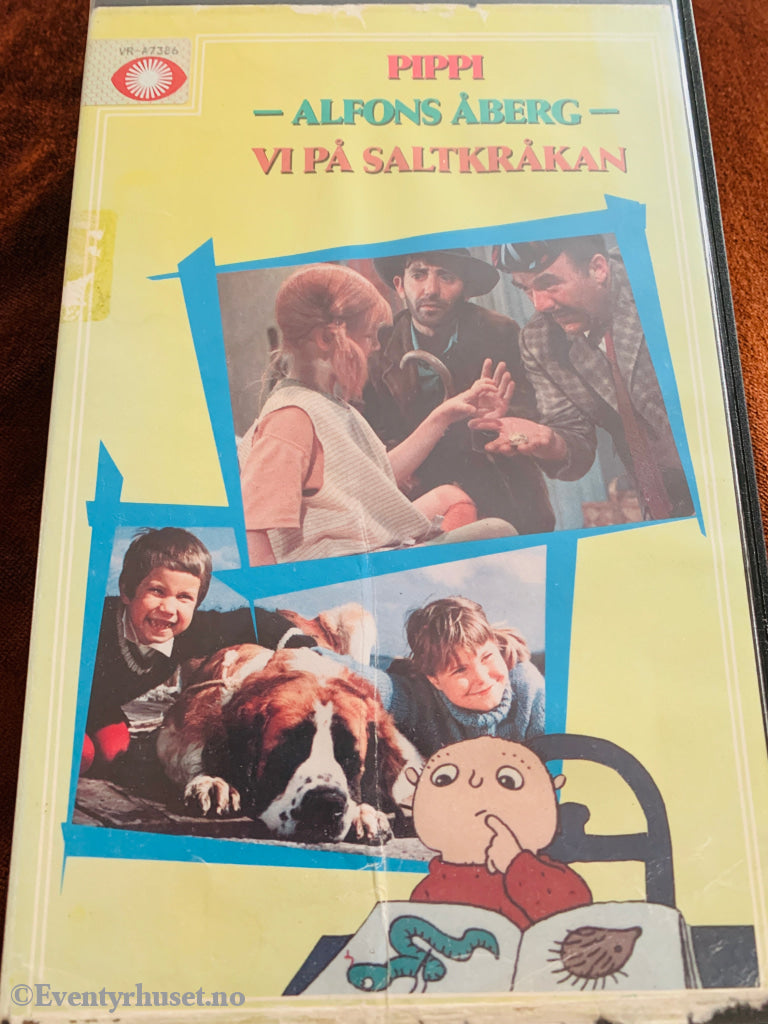 Pippi - Alfons Åberg - Vi på Saltkråkan. VHS Big Box. VHS Big Box