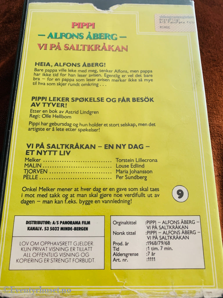 Pippi - Alfons Åberg - Vi på Saltkråkan. VHS Big Box. VHS Big Box