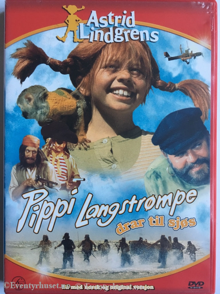 Pippi Langstrømpe Drar Til Sjøs. Dvd. Dvd