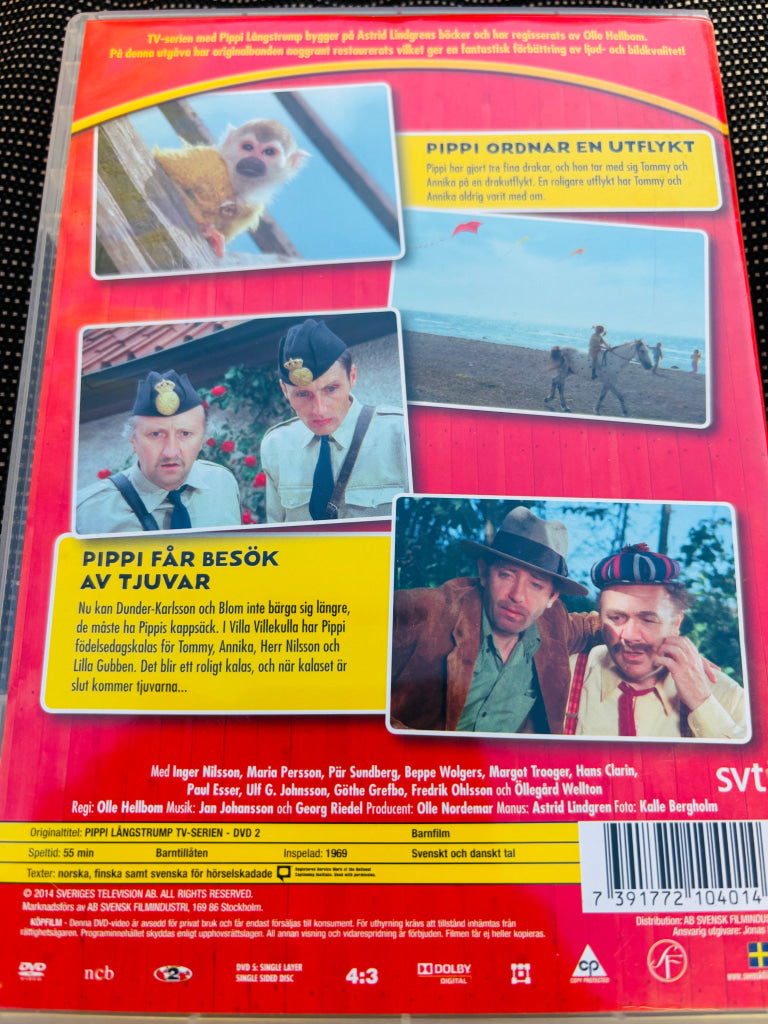 Pippi Långstrump TV-serien DVD.