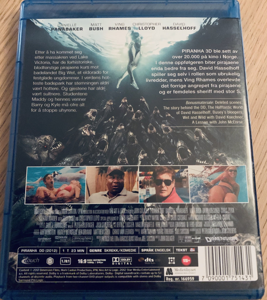 Piranha 2. Blu-Ray. Blu-Ray Disc