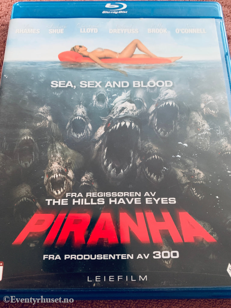 Piranha. Blu-ray leiefilm.