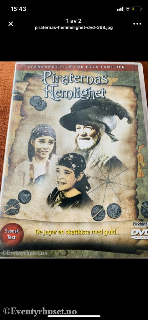 Piraternas Hemlighet. Dvd. Dvd