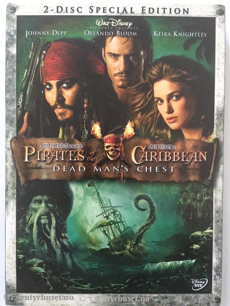 Pirates Of The Caribbean: Dead Mans Chest. Disney Dvd. Dvd