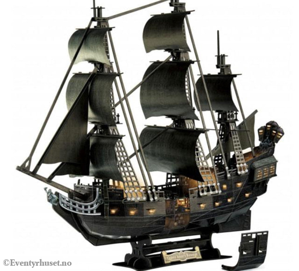 Pirates of the Caribbean: Dead Men Tell No Tales 3D Puzzle Black Pearl LED Edition Toys