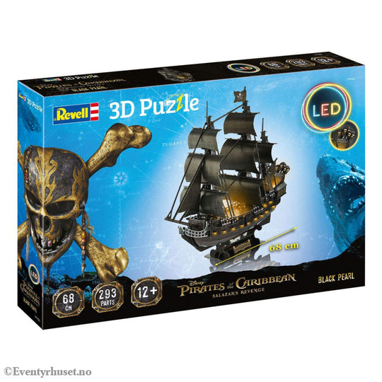 Pirates of the Caribbean: Dead Men Tell No Tales 3D Puzzle Black Pearl LED Edition Toys