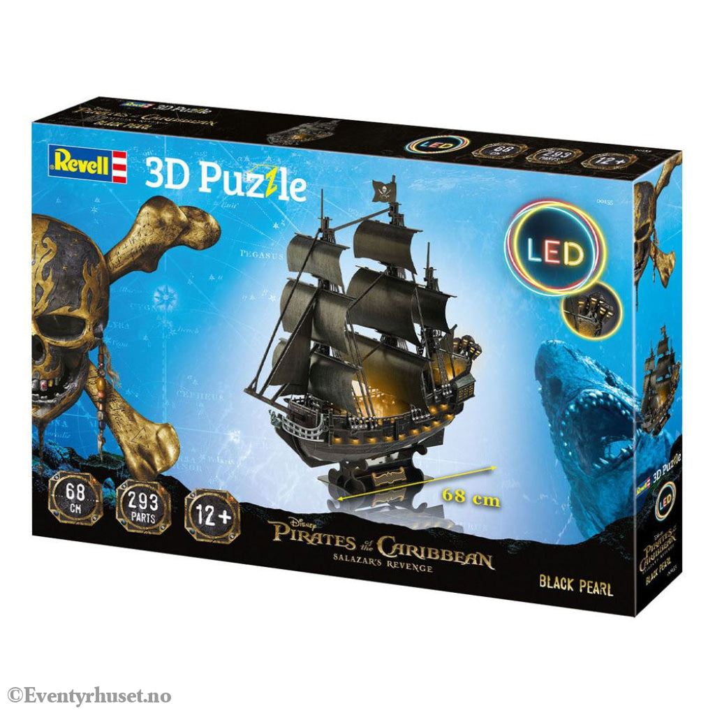 Pirates of the Caribbean: Dead Men Tell No Tales 3D Puzzle Black Pearl LED Edition Toys
