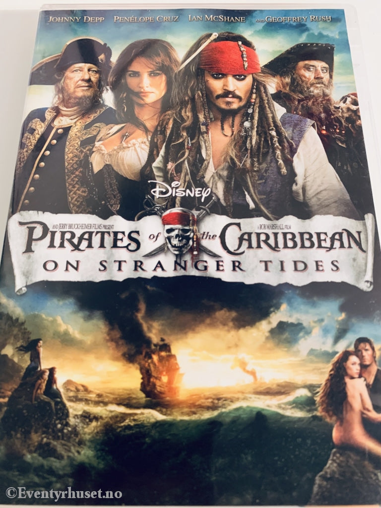 Pirates Of The Caribbean: Om Stranger Tides. Disney Dvd. Dvd