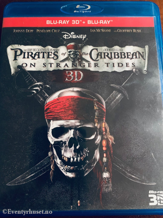 Pirates Of The Caribbean - On Stranger Tides. 3D Blu-Ray. Blu-Ray Disc