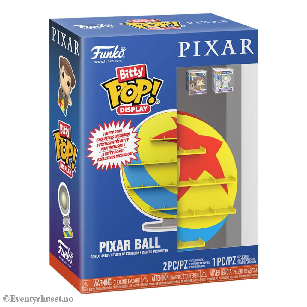 Pixar Bitty POP! Display with 2 Vinyl Figures Pixar Ball Collectibles