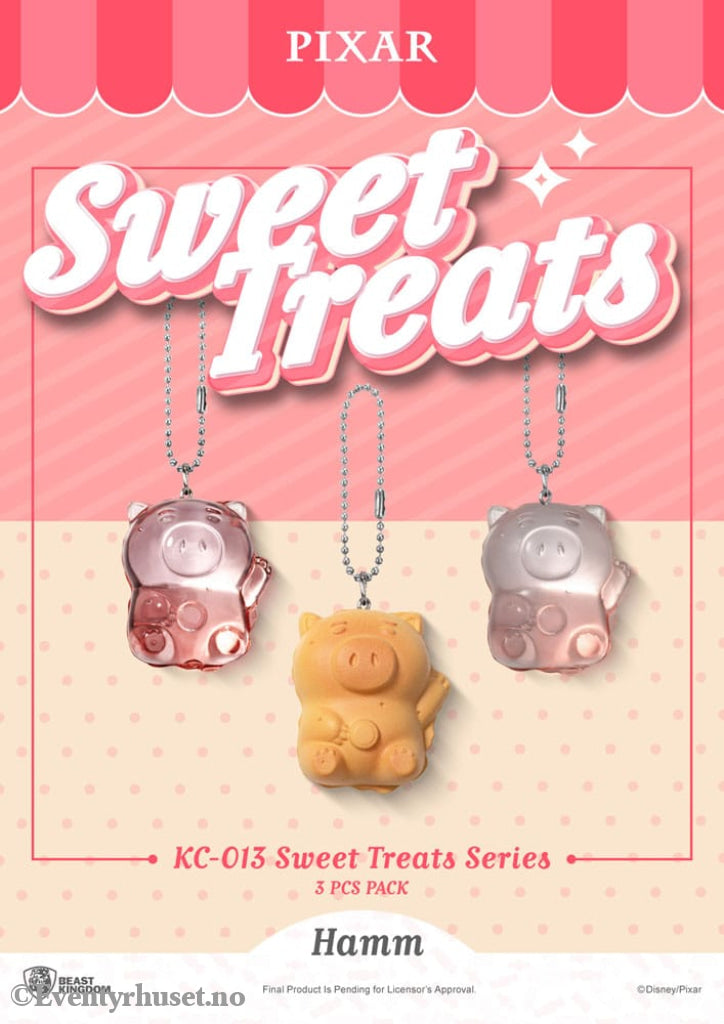 Pixar Sweet Treats Series Keychains 3-Pack 4 cm Collectibles