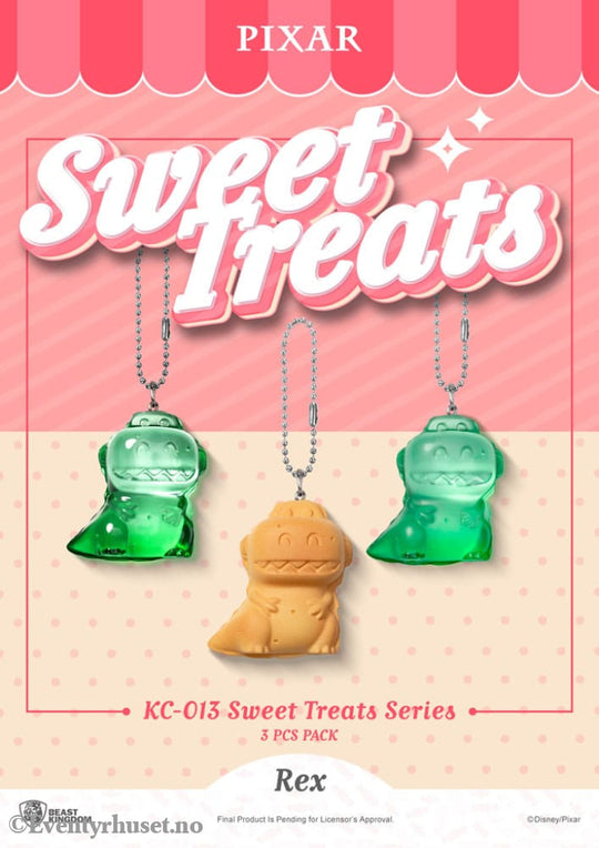 Pixar Sweet Treats Series Keychains 3-Pack 4 cm Collectibles
