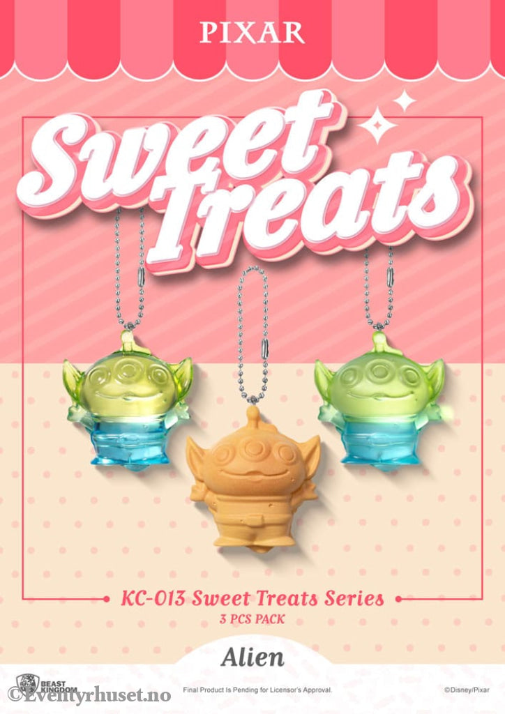 Pixar Sweet Treats Series Keychains 3-Pack 4 cm Collectibles