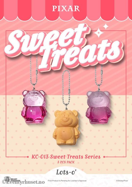 Pixar Sweet Treats Series Keychains 3-Pack 4 cm Collectibles