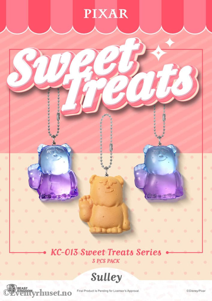 Pixar Sweet Treats Series Keychains 3-Pack 4 cm Collectibles