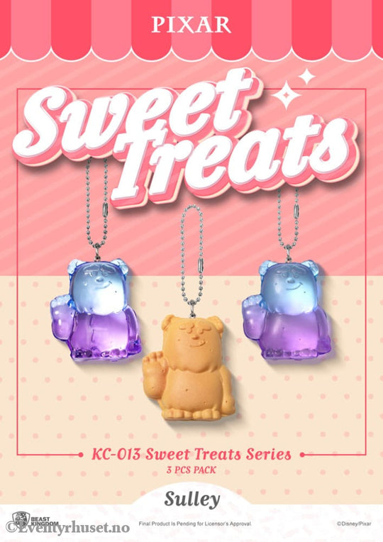 Pixar Sweet Treats Series Keychains 3-Pack 4 cm Collectibles