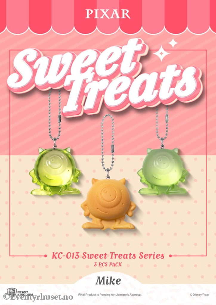 Pixar Sweet Treats Series Keychains 3-Pack 4 cm Collectibles
