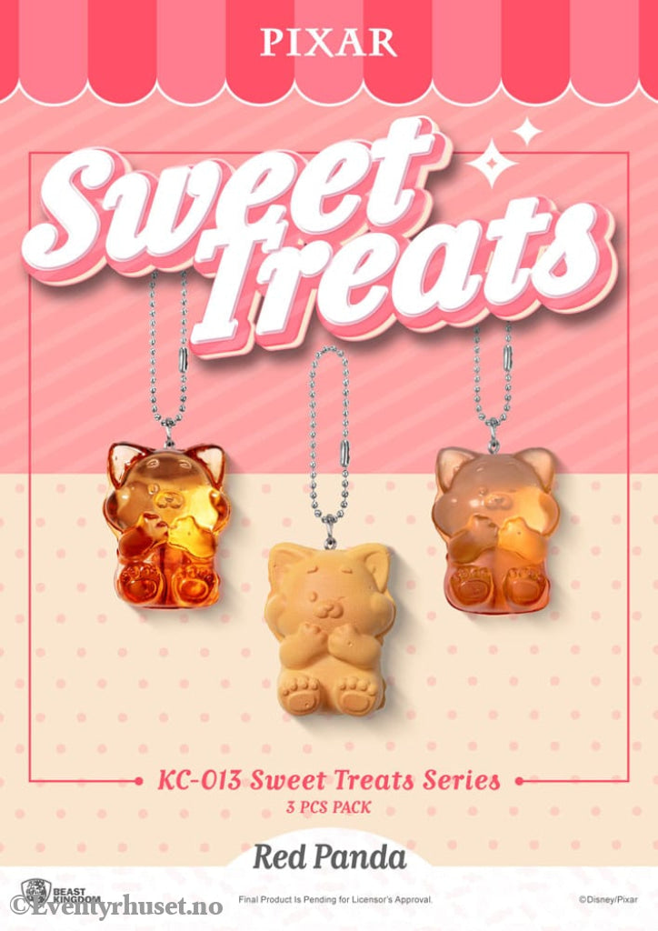 Pixar Sweet Treats Series Keychains 3-Pack 4 cm Collectibles