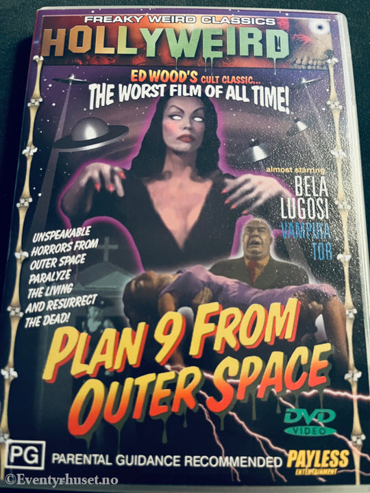 Plan 9 From Outer Space. Dvd. Norsk Utgivelse. Dvd