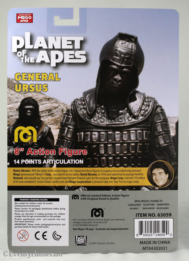 Planet of the Apes Action Figure General Ursus 20 cm. Mint In Sealed Box (MISB)! Actionfigur
