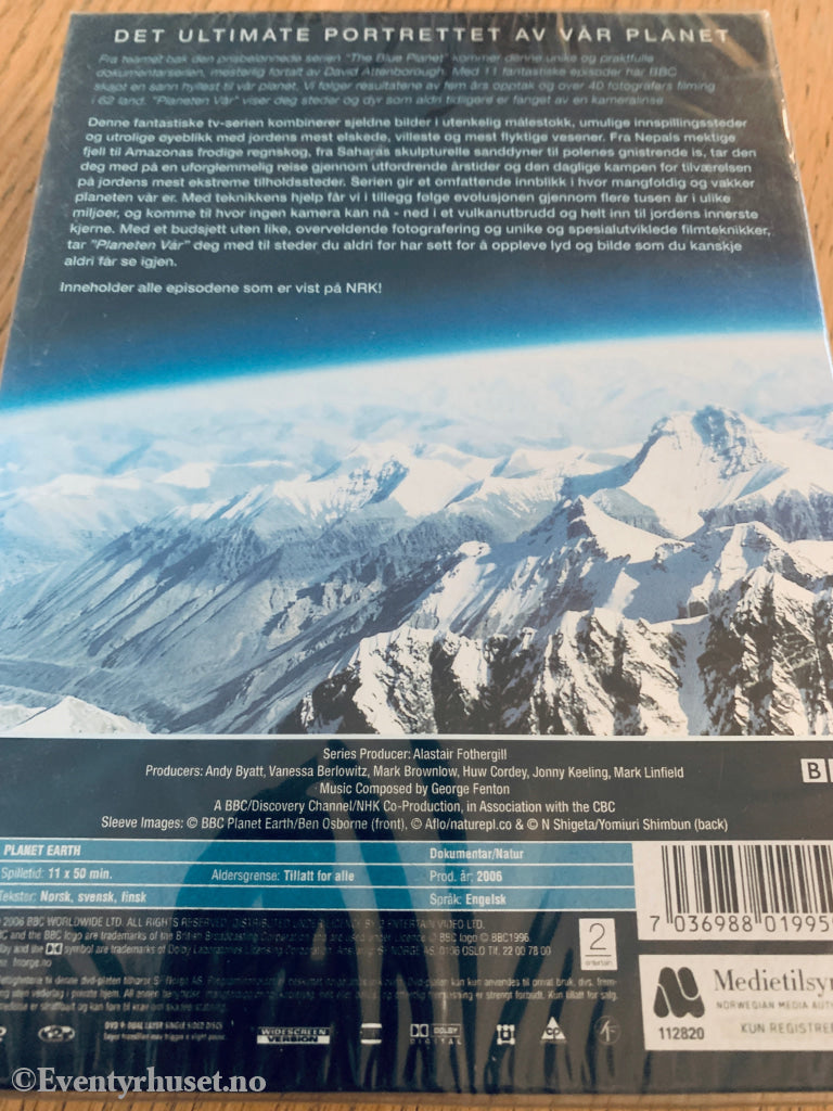 Planeten Vår. Dvd Samleboks. Ny I Plast!