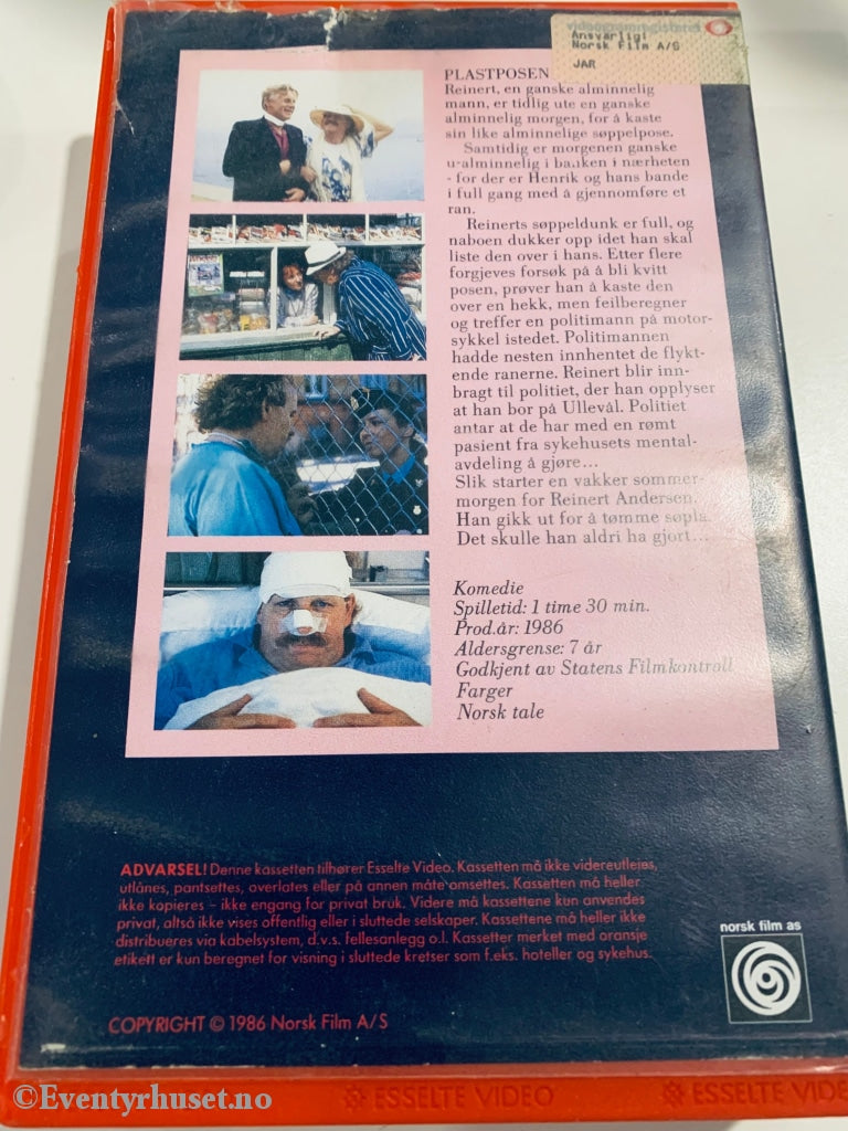 Plastposen. 1986. Vhs Big Box. Box