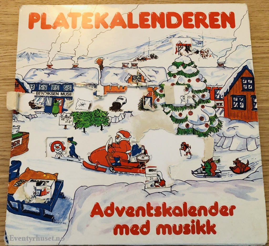 Platekalenderen. Adventskalenderen Med Musikk. 1979. Lp. Lp Plate