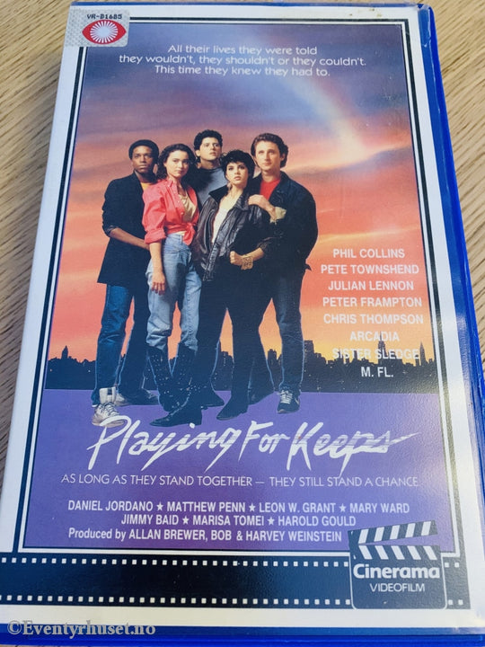Playing For Keeps. 1986. Vhs Big Box.