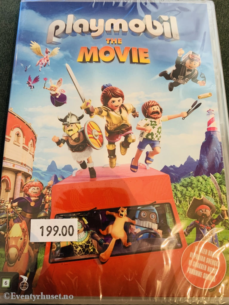 Playmobil The Movie. Dvd Ny I Plast!