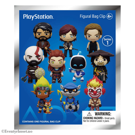 Playstation 3D Foam Bag Clips Series 1 Display (24) Fashion & Accessories