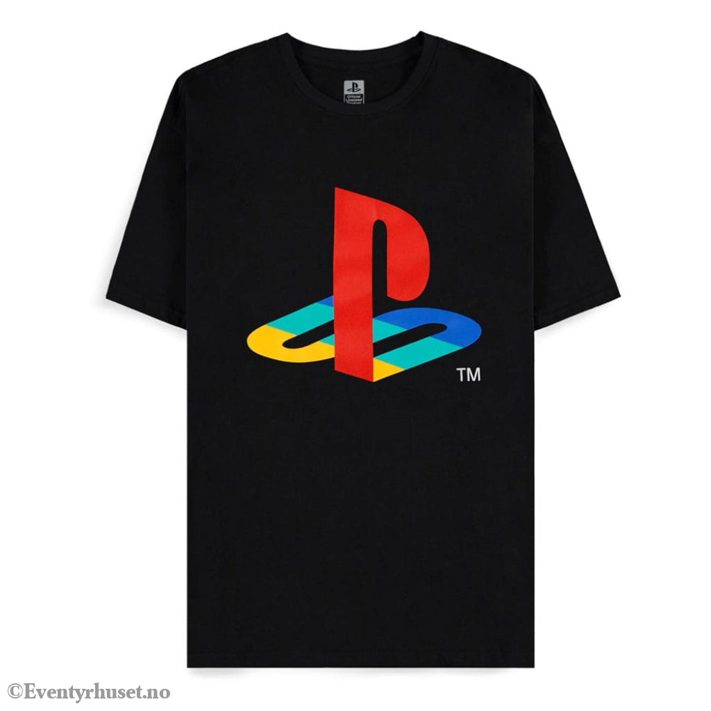 PlayStation T-Shirt Logo Black Size S Fashion & Accessories